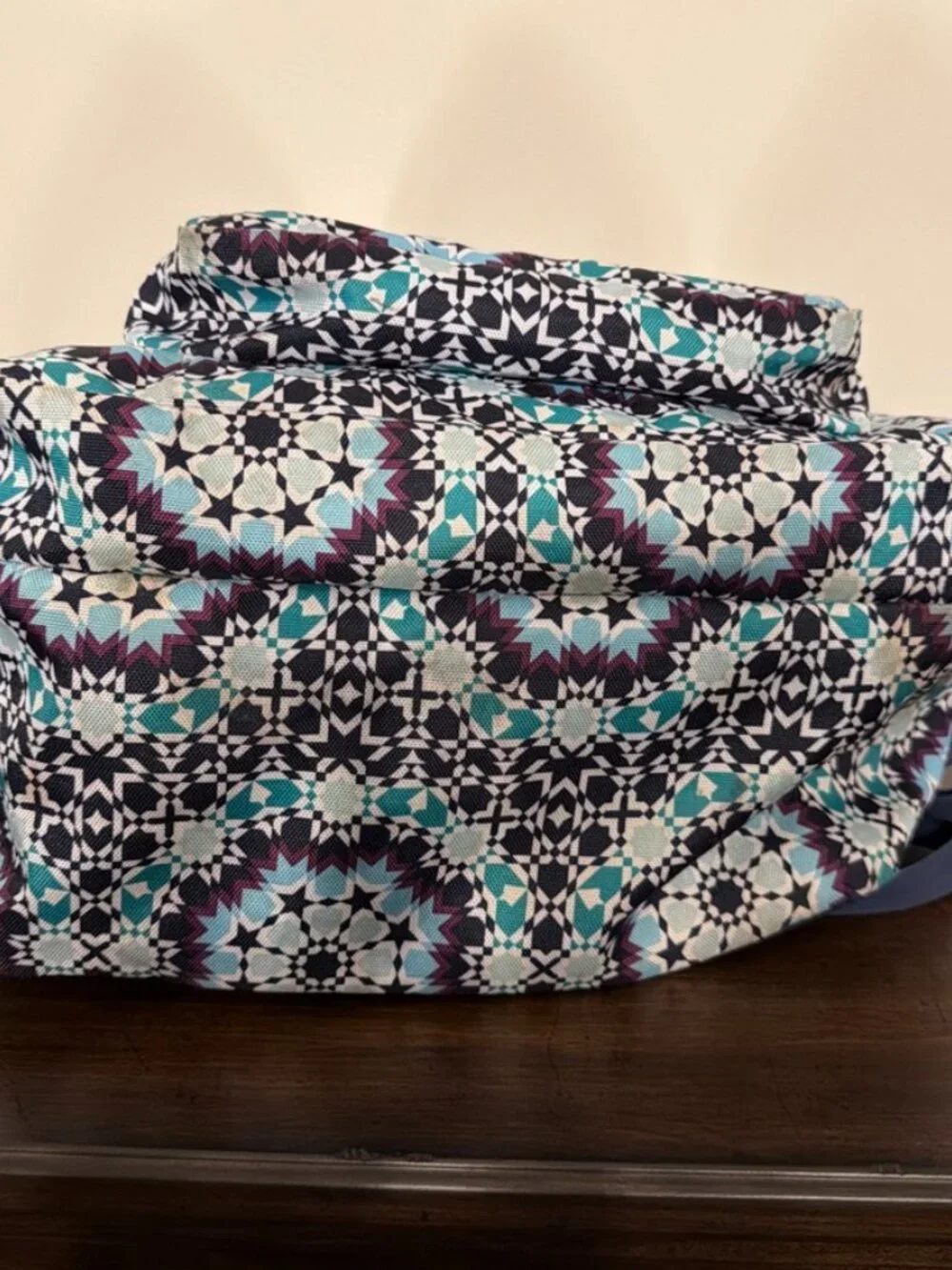 TranSport by JanSport Backpack Navy Moonshine Moroccan Pattern Stylish Read